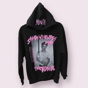 SHAWN Mendes The Tour 2019 Womens Cotton Long Sleeve Hoodie Sweatshirt Size M